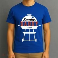 Smoky Daddy Bbq Grill Party Present Gift T-Shirt thumb 3