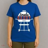 Smoky Daddy Bbq Grill Party Present Gift T-Shirt thumb 4