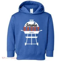 Smoky Daddy Bbq Grill Party Present Gift Toddler Hoodie thumb 0