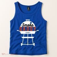 Smoky Daddy Bbq Grill Party Present Gift Tank Top thumb 2