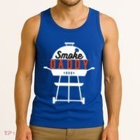 Smoky Daddy Bbq Grill Party Present Gift Tank Top thumb 3