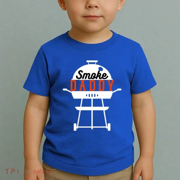 Smoky Daddy Bbq Grill Party Present Gift Toddler T-Shirt
