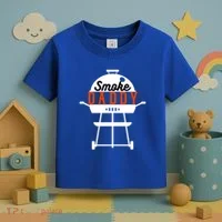 Smoky Daddy Bbq Grill Party Present Gift Toddler T-Shirt thumb 3