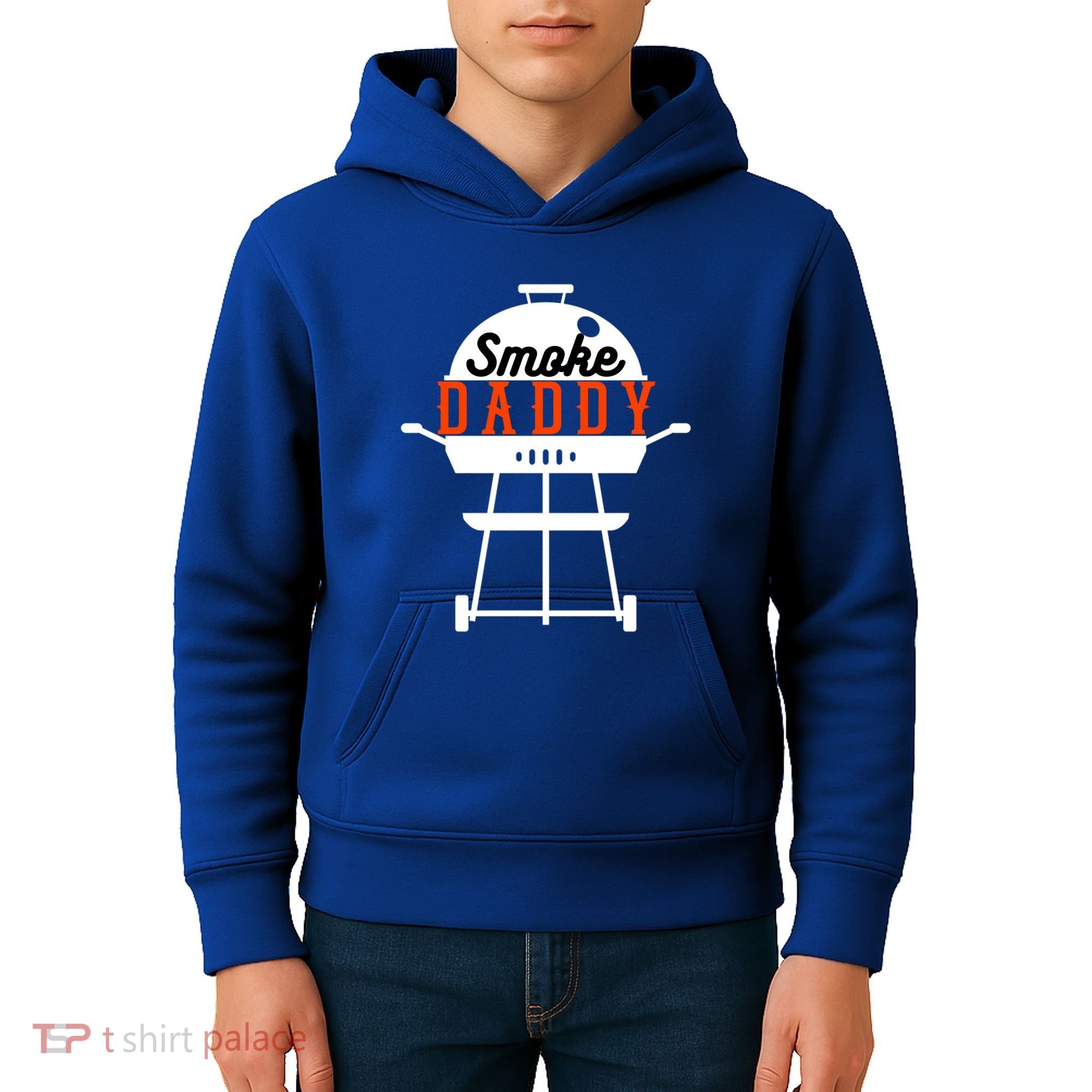Smoky Daddy Bbq Grill Party Present Gift Kids Hoodie