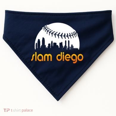 Slam Diego Baseball Fan USA-Made Doggie Bandana
