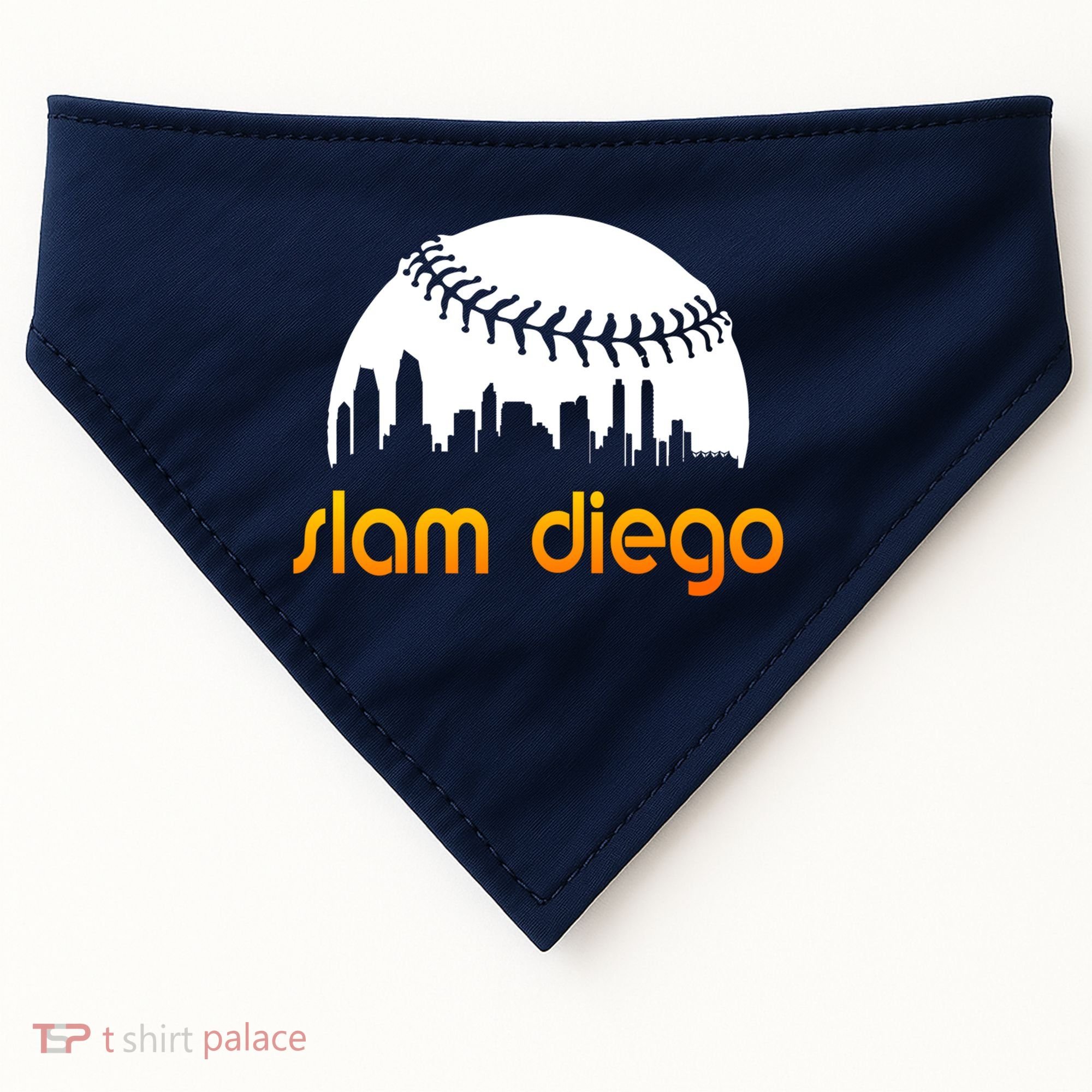 Slam Diego Baseball Fan USA-Made Doggie Bandana