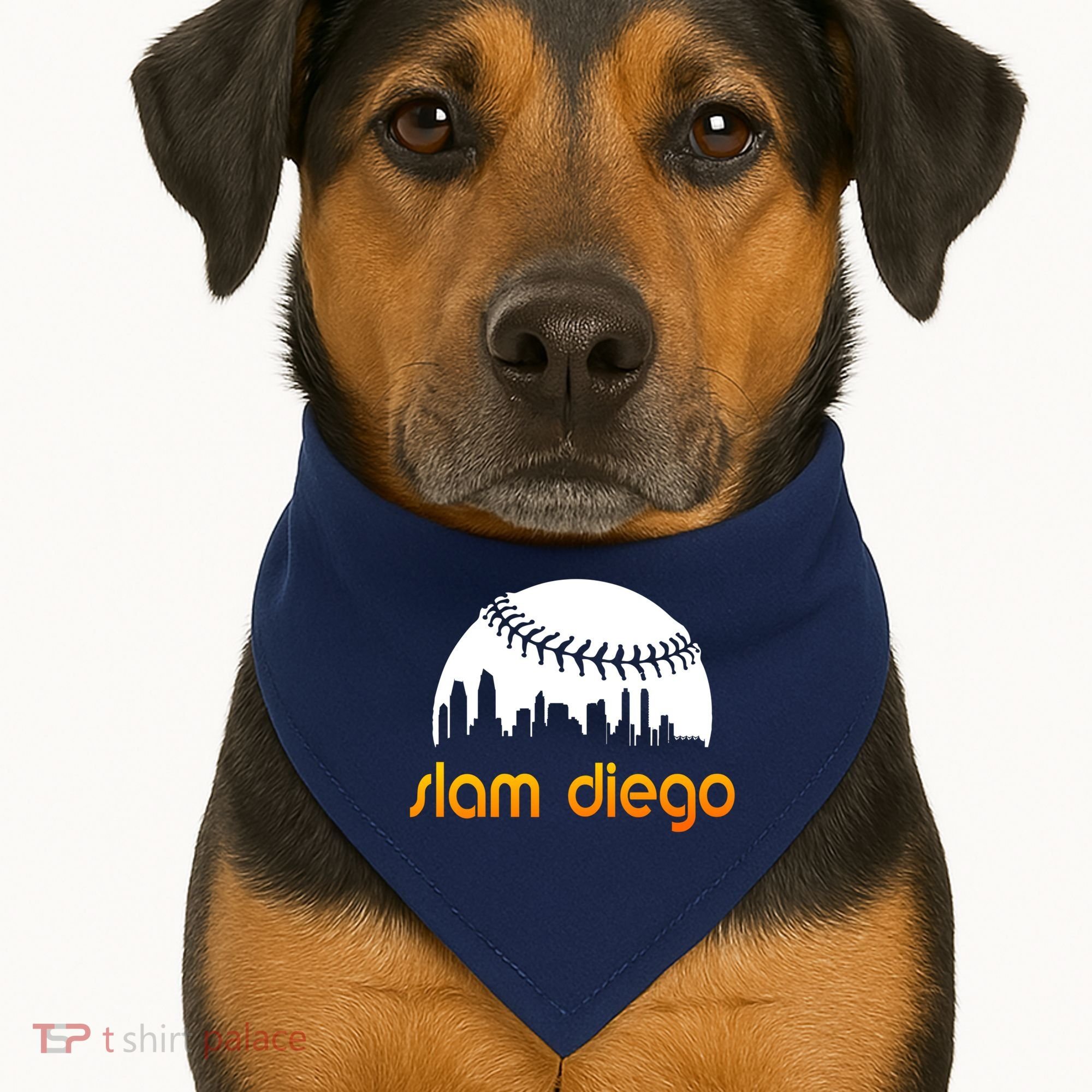 Slam Diego Baseball Fan USA-Made Doggie Bandana