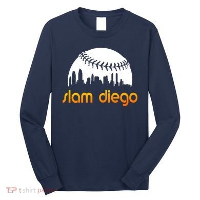 Slam Diego Baseball Fan Long Sleeve Shirt