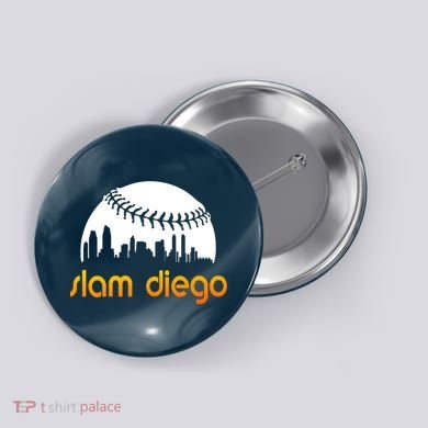 Slam Diego Baseball Fan Button