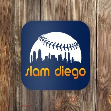 Slam Diego Baseball Fan Coaster