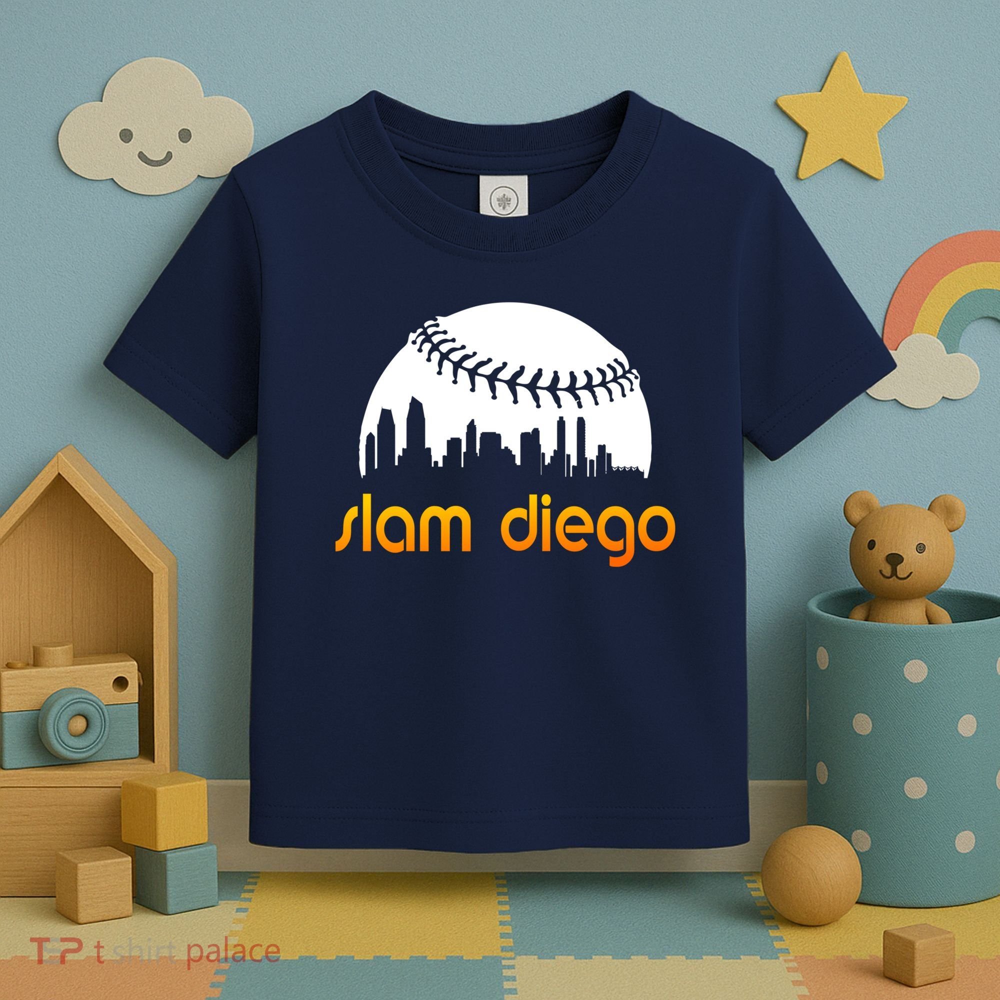 Slam Diego Baseball Fan Toddler T-Shirt