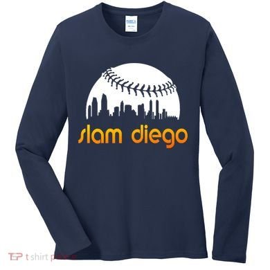 Slam Diego Baseball Fan Women's Long Sleeve Shirt