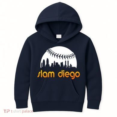 Slam Diego Baseball Fan Kids Hoodie