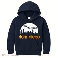 Slam Diego Baseball Fan Kids Hoodie thumb 0