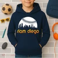 Slam Diego Baseball Fan Kids Hoodie thumb 2