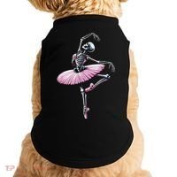 Skeleton Dancing Ballet Lovers Spooky Halloween Dancer Doggie Tank thumb 0