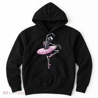 Skeleton Dancing Ballet Lovers Spooky Halloween Dancer Hoodie thumb 0