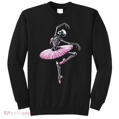 Skeleton Dancing Ballet Lovers Spooky Halloween Dancer Sweatshirt