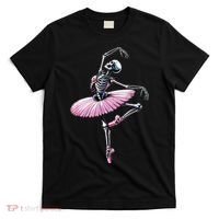 Skeleton Dancing Ballet Lovers Spooky Halloween Dancer T-Shirt thumb 0