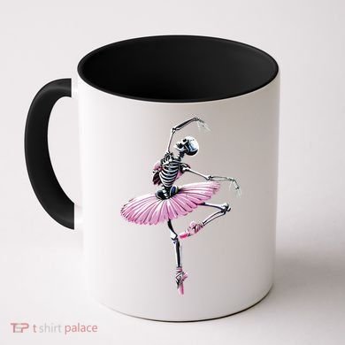 Skeleton Dancing Ballet Lovers Spooky Halloween Dancer Coffee Mug