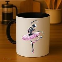 Skeleton Dancing Ballet Lovers Spooky Halloween Dancer Coffee Mug thumb 4