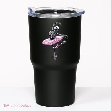 Skeleton Dancing Ballet Lovers Spooky Halloween Dancer Tumbler