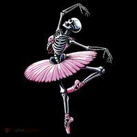 Skeleton Dancing Ballet Lovers Spooky Halloween Dancer Ornament thumb 1
