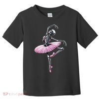 Skeleton Dancing Ballet Lovers Spooky Halloween Dancer Toddler T-Shirt thumb 0