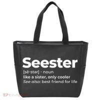 Seester Definition Best Friend For Life Tote Bag thumb 0