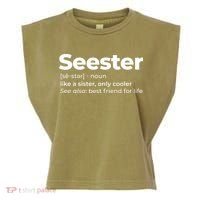 Seester Definition Best Friend For Life Garment-Dyed Women's Muscle Tee thumb 0