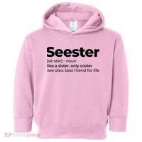 Seester Definition Best Friend For Life Toddler Hoodie thumb 0