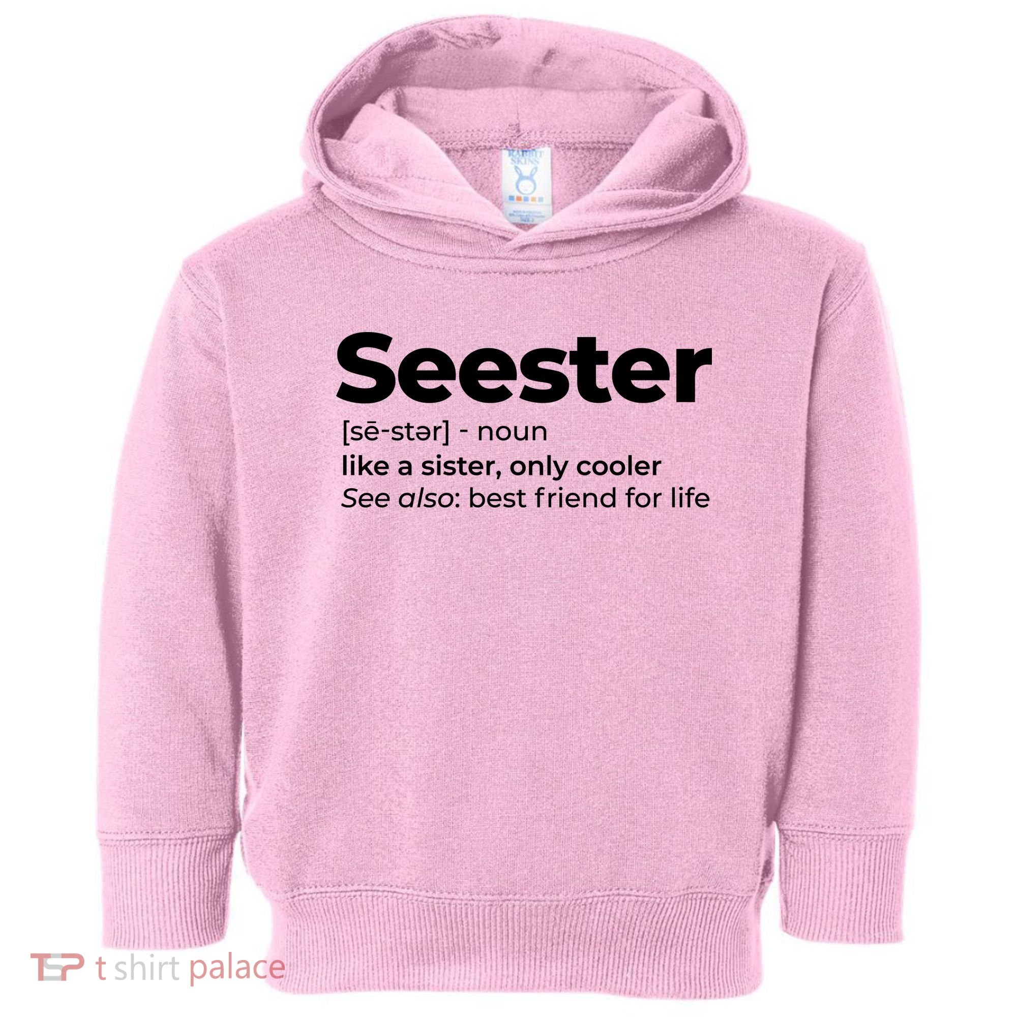 Seester Definition Best Friend For Life Toddler Hoodie