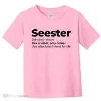 Seester Definition Best Friend For Life Toddler T-Shirt thumb 0