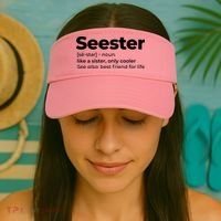 Seester Definition Best Friend For Life Visor thumb 2
