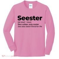 Seester Definition Best Friend For Life Kids Long Sleeve Shirt thumb 0
