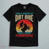 School Dirt Bike Importanter Funny Motocross Biker Boys Kids T-Shirt thumb 5