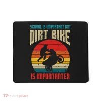 School Dirt Bike Importanter Funny Motocross Biker Boys Kids Mousepad thumb 0