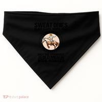 Sweat Dries Blood Clots Bones Heal Western Cow Horse Gift USA-Made Doggie Bandana thumb 0