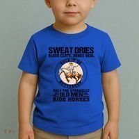 Sweat Dries Blood Clots Bones Heal Western Cow Horse Gift Toddler T-Shirt thumb 2