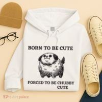 Silly Dogs Born To Be Cute Forced To Be Chubby Cute Hoodie thumb 4