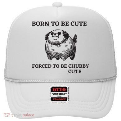 Silly Dogs Born To Be Cute Forced To Be Chubby Cute Hat