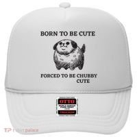 Silly Dogs Born To Be Cute Forced To Be Chubby Cute Hat thumb 0