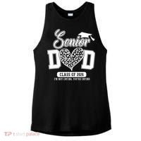 Senior Dad Class Of 2026 Senior Dada 26 Graduation Leopard Ladies PosiCharge Tri-Blend Wicking Tank thumb 0