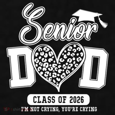 Senior Dad Class Of 2026 Senior Dada 26 Graduation Leopard Ladies PosiCharge Tri-Blend Wicking Tank