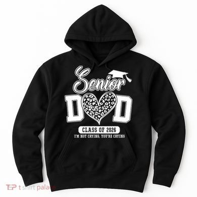 Senior Dad Class Of 2026 Senior Dada 26 Graduation Leopard Hoodie