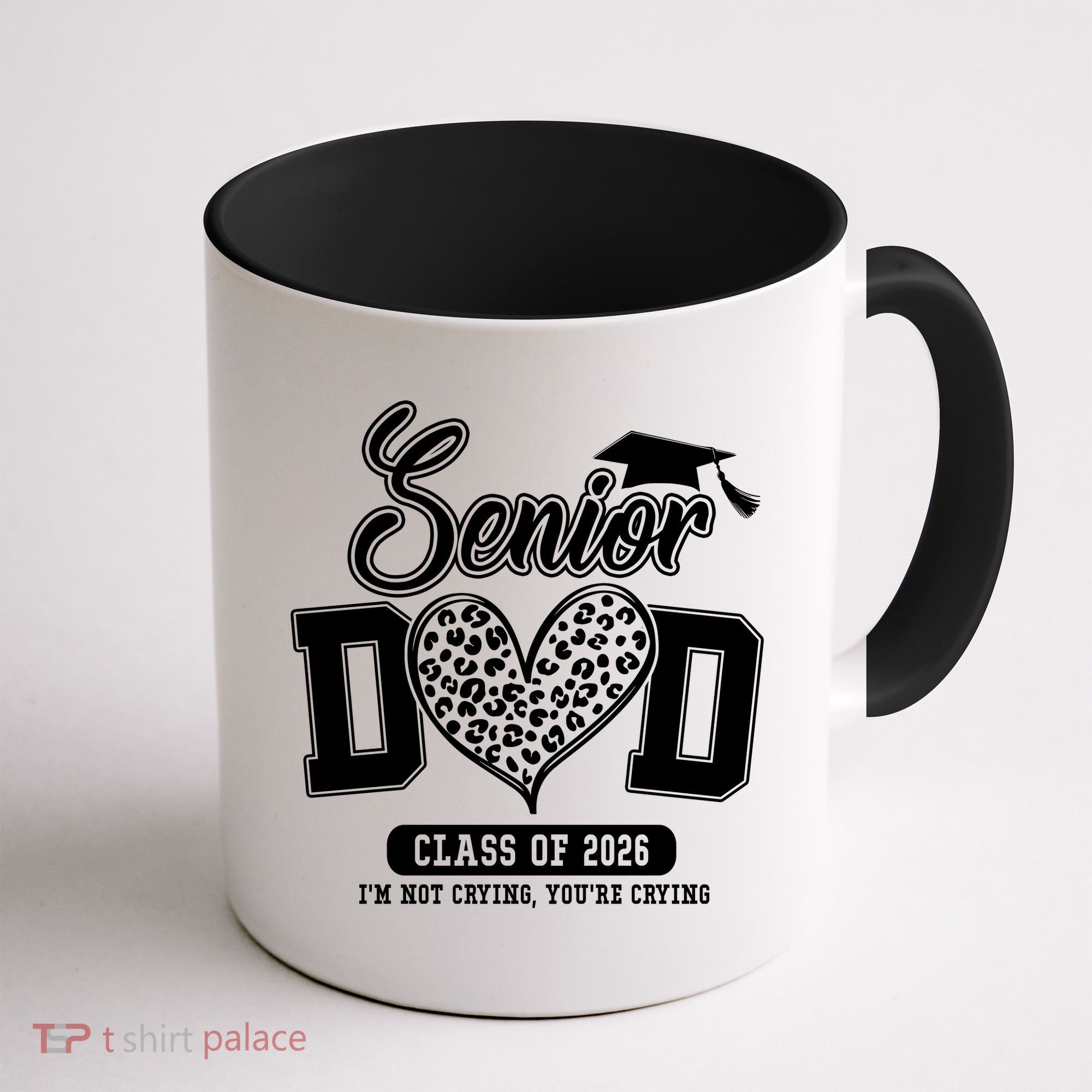 Senior Dad Class Of 2026 Senior Dada 26 Graduation Leopard Coffee Mug