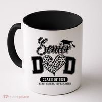 Senior Dad Class Of 2026 Senior Dada 26 Graduation Leopard Coffee Mug thumb 0