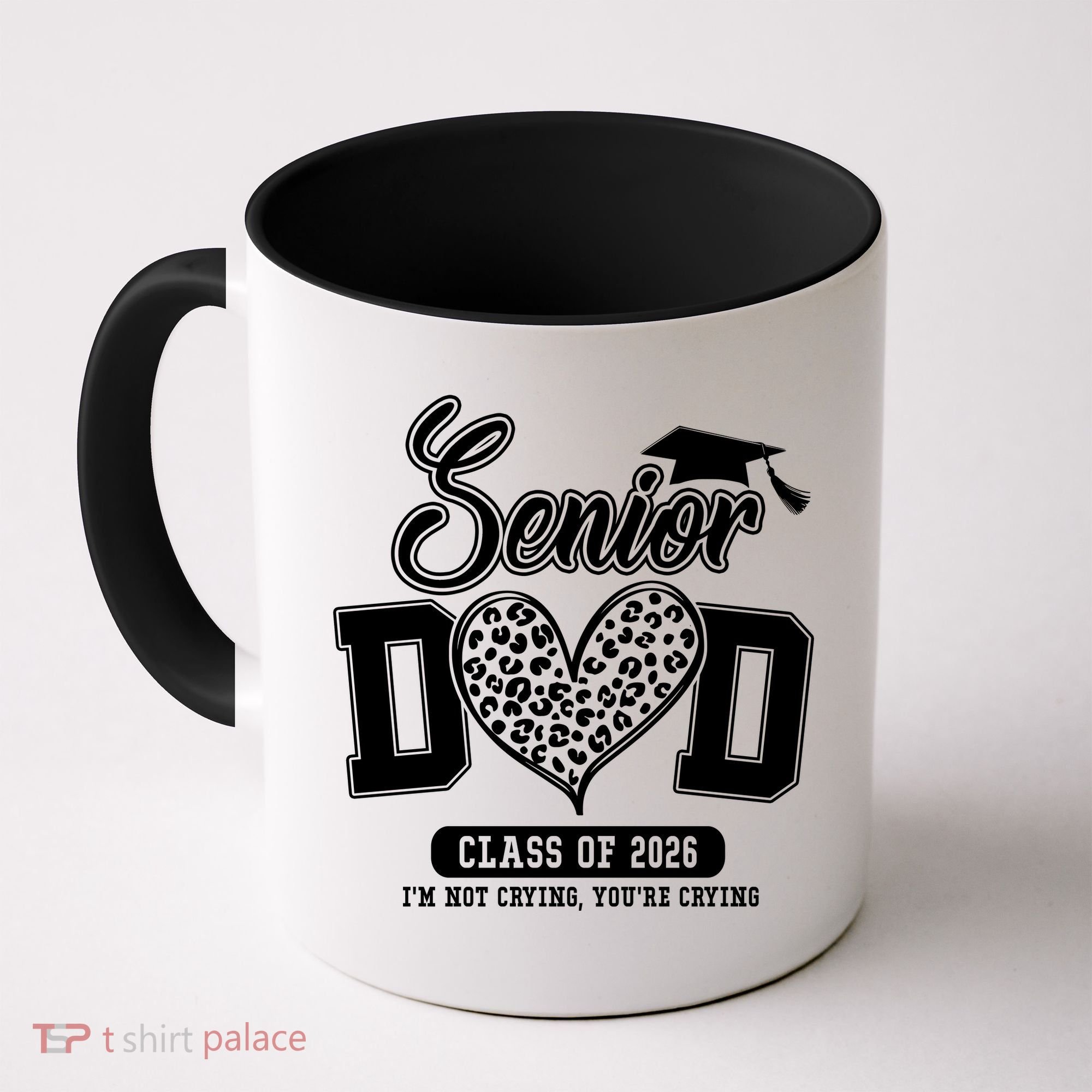 Senior Dad Class Of 2026 Senior Dada 26 Graduation Leopard Coffee Mug