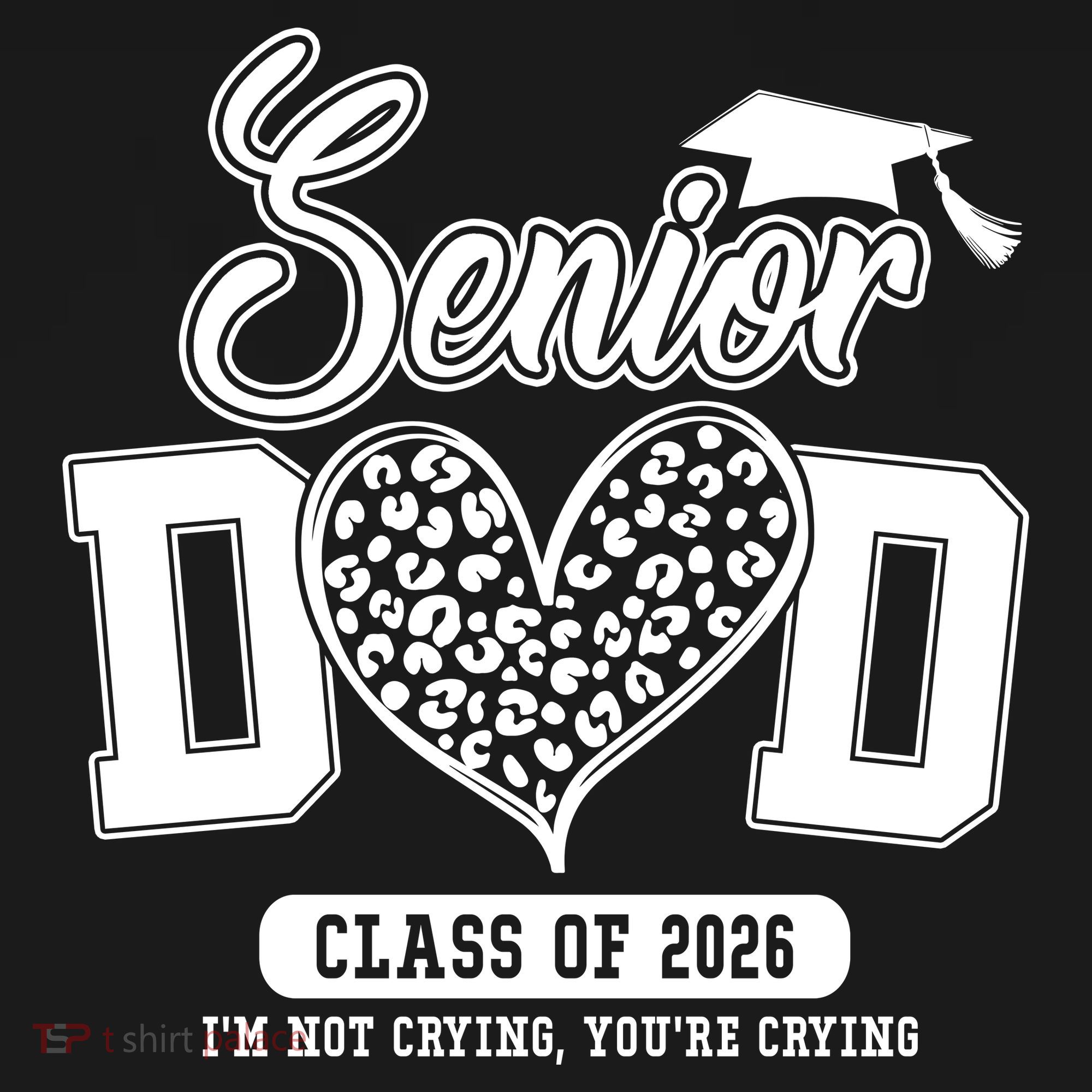 Senior Dad Class Of 2026 Senior Dada 26 Graduation Leopard Coaster
