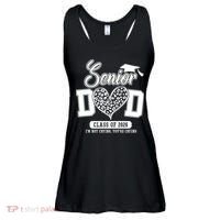 Senior Dad Class Of 2026 Senior Dada 26 Graduation Leopard Ladies Essential Flowy Tank thumb 0